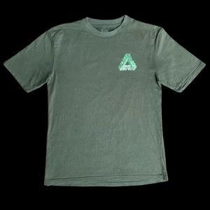 Palace Skateboards P3D Tri-Ferg Olive Short Sleeve T-Shirt